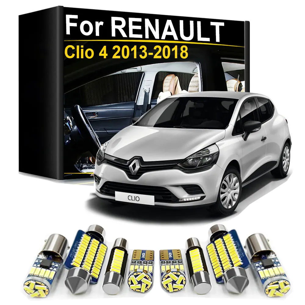 Interior LED Light Kit Canbus For Renault Clio 4 2013 2014 2015 2016 2017 2018 2019 2020 2021 Auto Accessories Parts
Interior LED Light Kit Canbus For Renault Clio 4 2013 2014 2015 2016 2017 2018 2019 2020 2021 Auto Accessories Parts