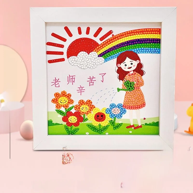 Teacher's Day Gift Children's Diamond Painting Resin Drill Stickers Handmade Cartoon Style Decorative Resin Diamond Art
Teacher's Day Gift Children's Diamond Painting Resin Drill Stickers Handmade Cartoon Style Decorative Resin Diamond Art