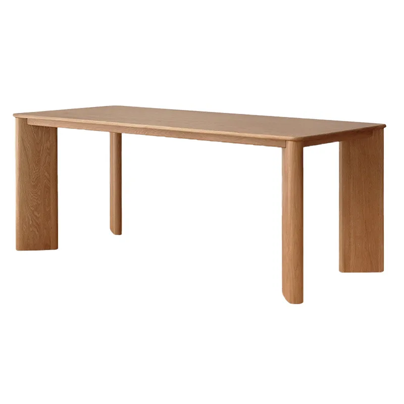 modern simple wooden dining table rectangular large board table homestay home dining table and chair combination
modern simple wooden dining table rectangular large board table homestay home dining table and chair combination