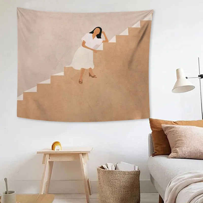 Thickened Fabric Tapestry Exaggerated Abstract Style Character Hanging Cloth Background Cloth Cover Cloth Wall Decoration Sofa T
Thickened Fabric Tapestry Exaggerated Abstract Style Character Hanging Cloth Background Cloth Cover Cloth Wall Decoration Sofa T