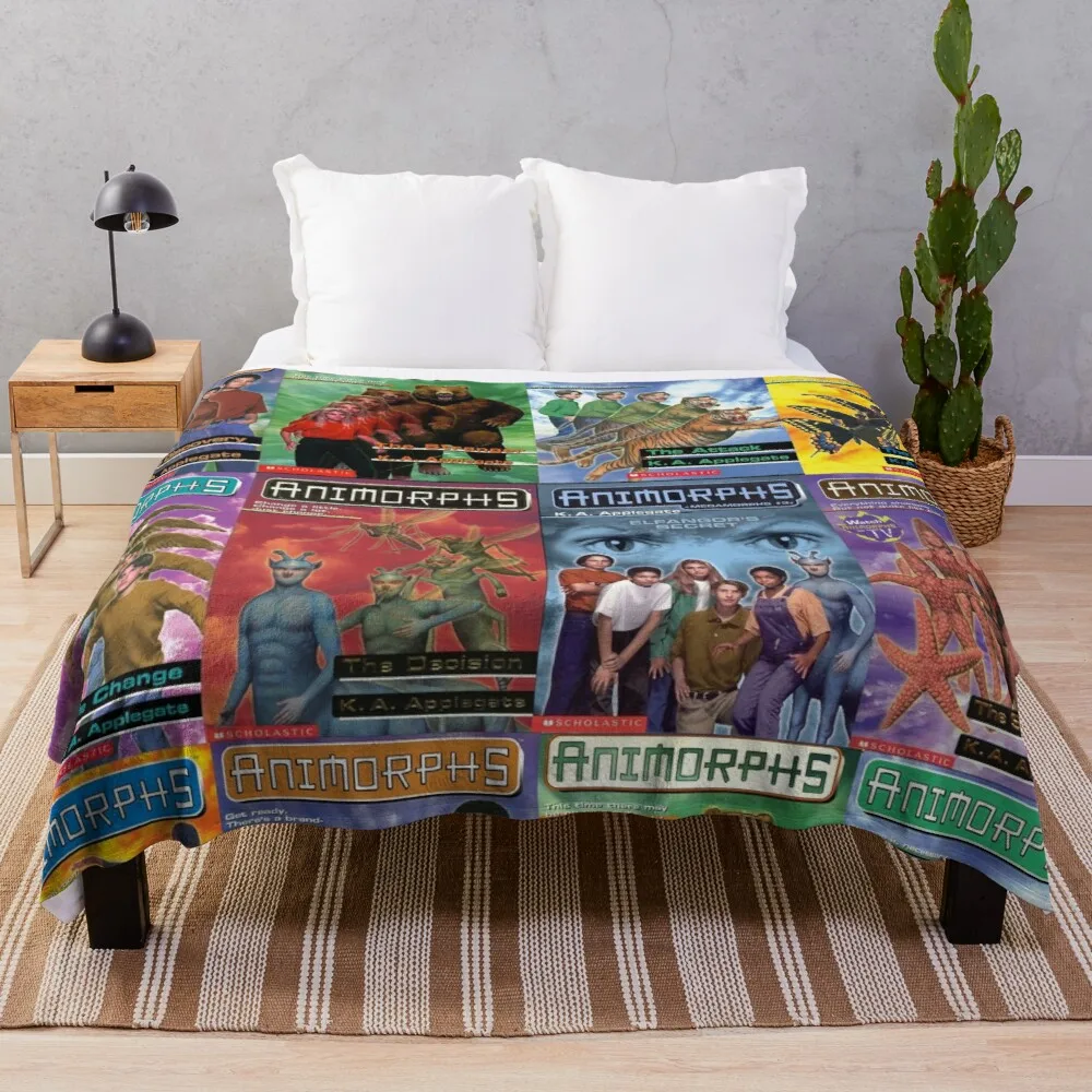 Animorphs Book Covers Throw Blanket large fluffy plaid luxury thicken fleece blanket
Animorphs Book Covers Throw Blanket large fluffy plaid luxury thicken fleece blanket