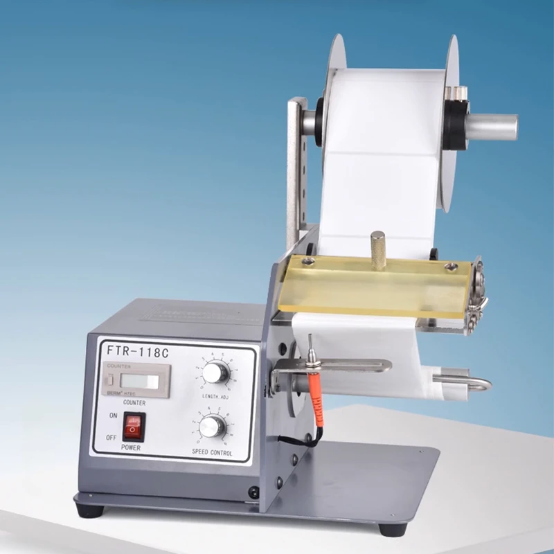 FTR-118C Electric Fibre Optical Sensor Transparent/PET Clear Film Label Stripping Dispenser Machine Automatic Peeling Machine
FTR-118C Electric Fibre Optical Sensor Transparent/PET Clear Film Label Stripping Dispenser Machine Automatic Peeling Machine