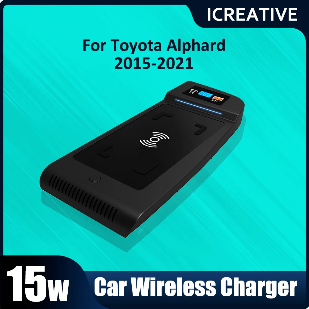 Для Toyota Alphard AH30 Vellfire 2015 ~ 2021 автомобильный прикуриватель установка автомобильное беспроводное зарядное устройство QI аксессуары для быстрой зарядки телефона
Для Toyota Alphard AH30 Vellfire 2015 ~ 2021 автомобильный прикуриватель установка автомобильное беспроводное зарядное устройство QI аксессуары для быстрой зарядки телефона