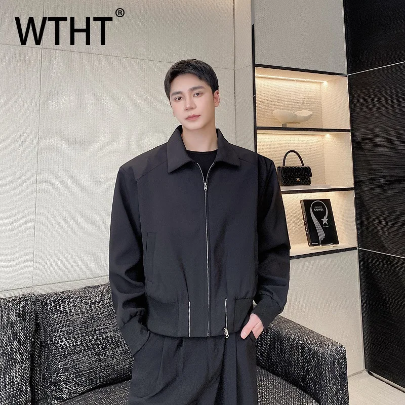 WTHT Fashion Men's Solid Color Loose Double Zipper Short Coats Vintage Turn Down Collar Casual Jackets Male 2026 Summer 2A2858
WTHT Fashion Men's Solid Color Loose Double Zipper Short Coats Vintage Turn Down Collar Casual Jackets Male 2026 Summer 2A2858