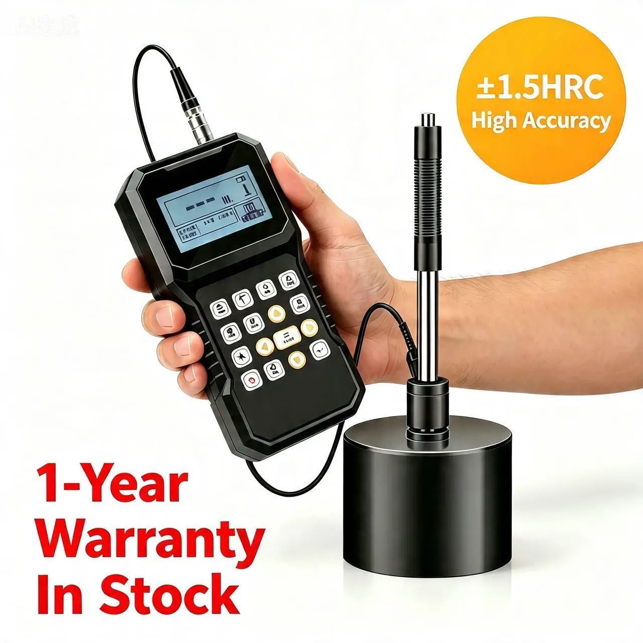 Portable Digital Leeb Hardness Tester for Metal & Stainless Steel | ±1.5HRC High Accuracy | OLED Display
Portable Digital Leeb Hardness Tester for Metal & Stainless Steel | ±1.5HRC High Accuracy | OLED Display