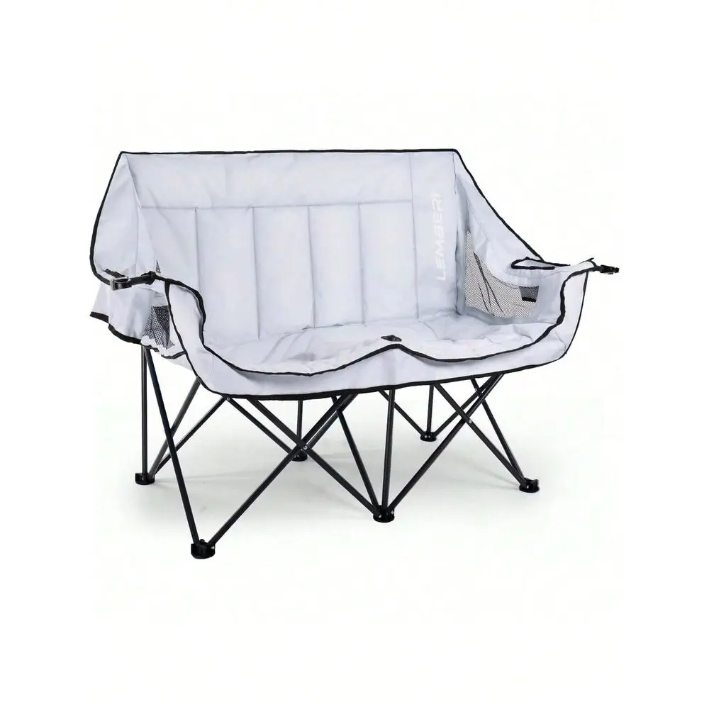 Camping Chair Heavy Duty Oversized 2 Person Folding Loveseat With Cup Wine Holders, Portable Outdoor Sofa For Beach, Picnic Bac
Camping Chair Heavy Duty Oversized 2 Person Folding Loveseat With Cup Wine Holders, Portable Outdoor Sofa For Beach, Picnic Bac