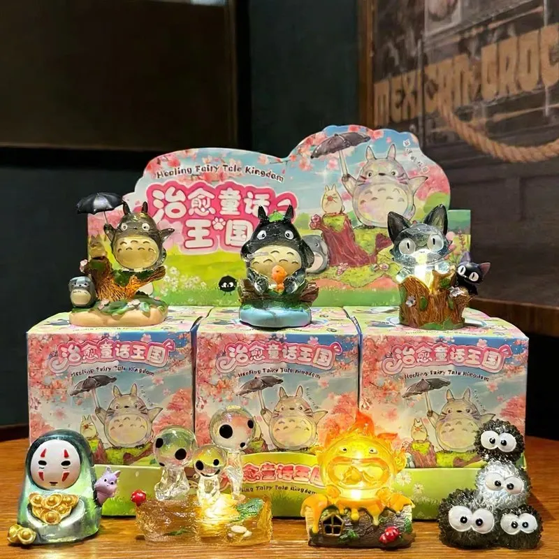 Healing Fairy Tale Kingdom Blind Box Glowing Doll Hayao Miyazaki Model Desktop Ornaments Home Decor Figurines Gift For Children
Healing Fairy Tale Kingdom Blind Box Glowing Doll Hayao Miyazaki Model Desktop Ornaments Home Decor Figurines Gift For Children