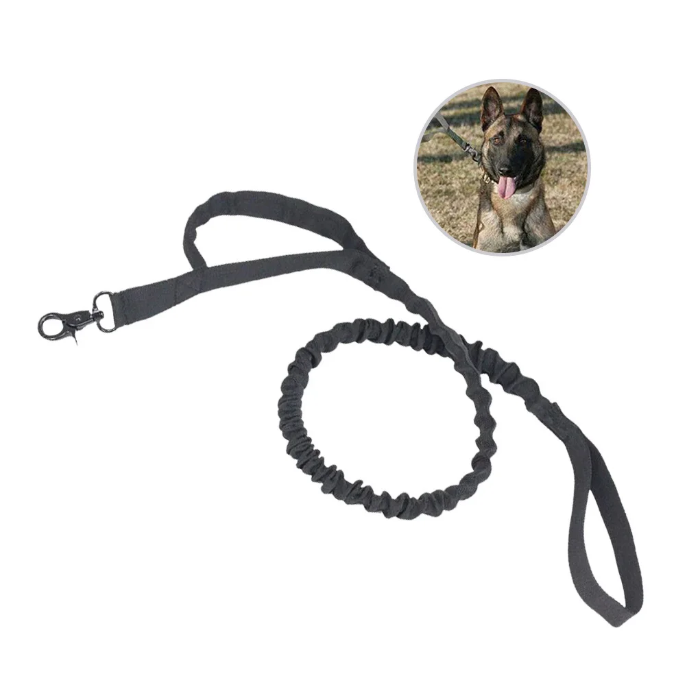 Black Adjustable Nylon Elastic Police Dog Training Leash Comfortable Control Handle Long Durable Dog Walking
Black Adjustable Nylon Elastic Police Dog Training Leash Comfortable Control Handle Long Durable Dog Walking