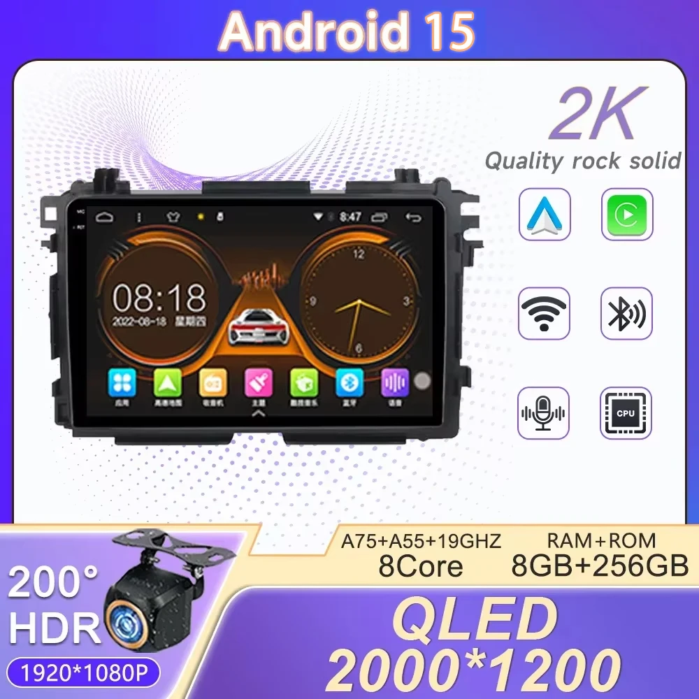 Android 15 Auto Stereo 9" For Honda Vezel HR-V HRV XRV 2015 - 2017 Automotive Car Multimedia Player GPS Navigation MAP
Android 15 Auto Stereo 9" For Honda Vezel HR-V HRV XRV 2015 - 2017 Automotive Car Multimedia Player GPS Navigation MAP