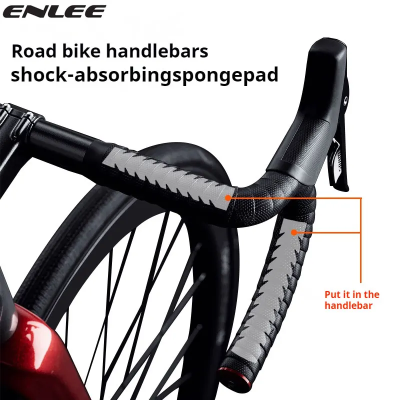 ENLEE Bicycle Handlebar Shock Absorber Pad Road Handlebar Shock Absorber Pad Handlebar Strap Protection Pad Riding Accessories
ENLEE Bicycle Handlebar Shock Absorber Pad Road Handlebar Shock Absorber Pad Handlebar Strap Protection Pad Riding Accessories