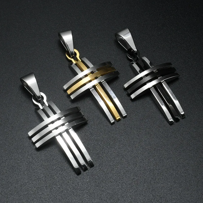 Luxury Jewelry Wholesale Gold Plated Stainless Steel Multi Layer Arcuite Cross Penadant 2mm Pearl Chain Necklace for Men Women
Luxury Jewelry Wholesale Gold Plated Stainless Steel Multi Layer Arcuite Cross Penadant 2mm Pearl Chain Necklace for Men Women