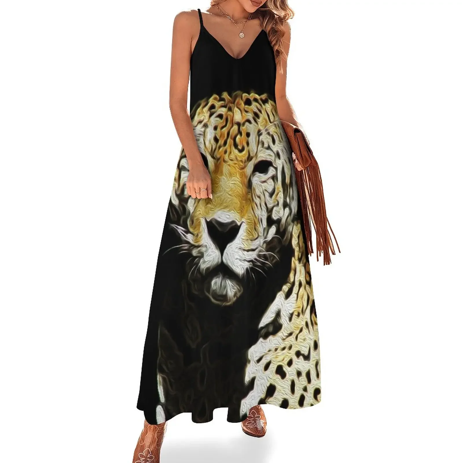 Cheetah Cheetah Sleeveless Dress party dress women elegant luxury summer outfits for women 2025
Cheetah Cheetah Sleeveless Dress party dress women elegant luxury summer outfits for women 2025