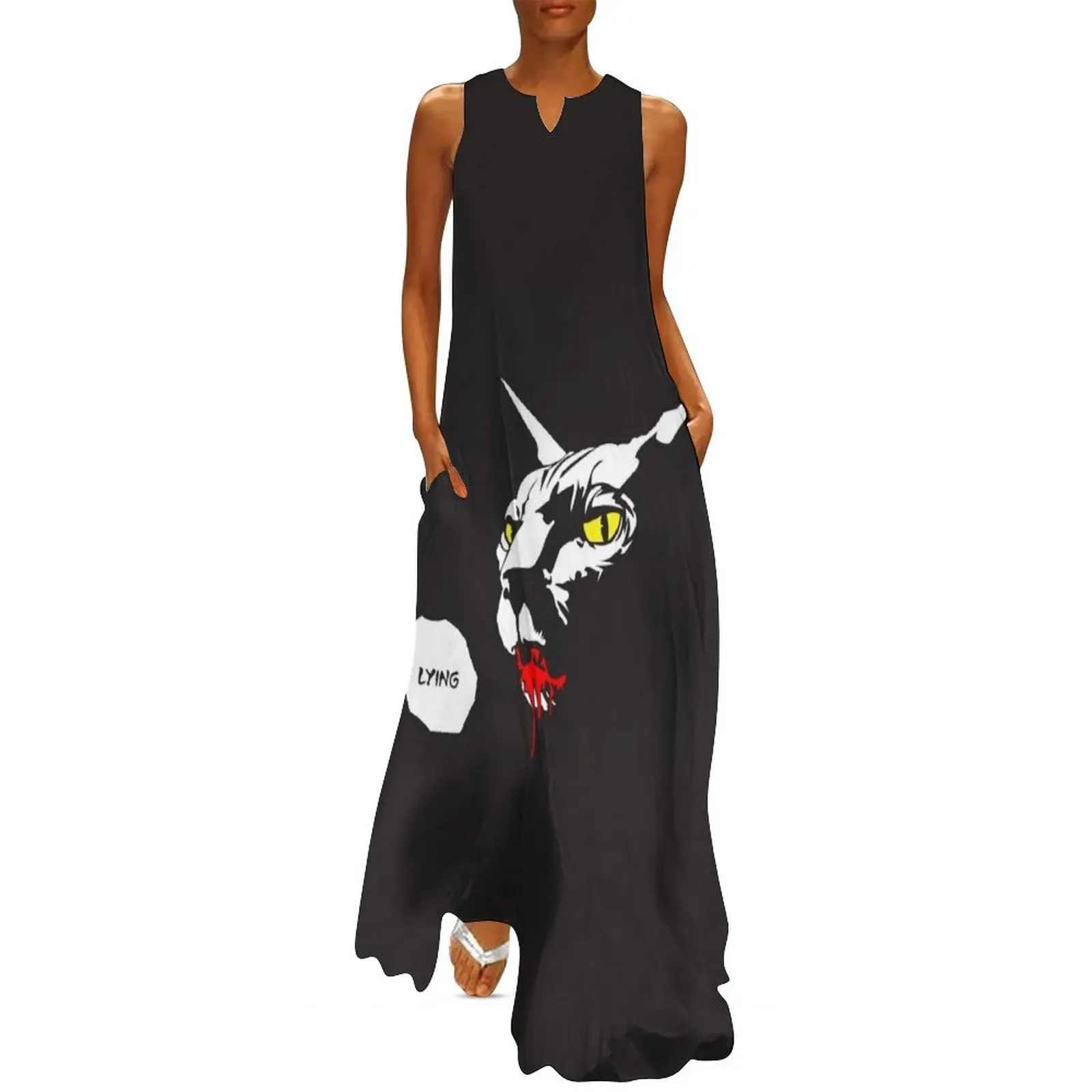 Lying cat Long Dress summer dresses long dress women summer dresses for official occasions
Lying cat Long Dress summer dresses long dress women summer dresses for official occasions
