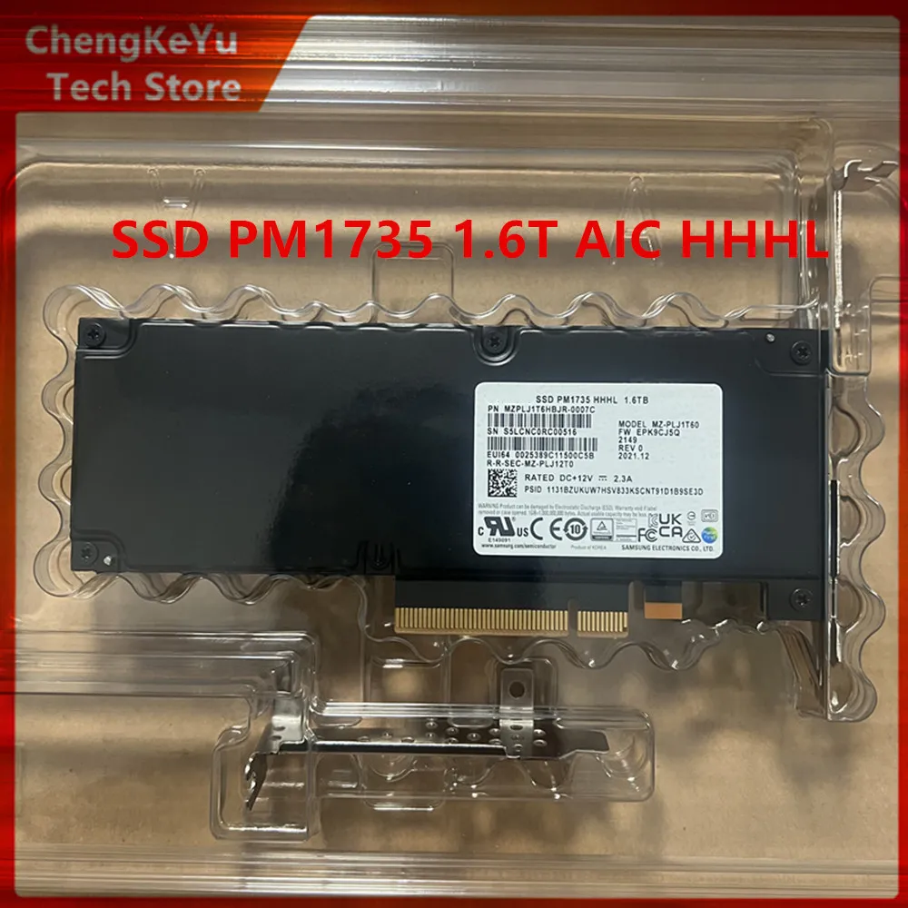 New original For Samsung SSD PM1735 1.6T AIC card PCIE4.0 NVME HHHL high durability Enterprise solid-state drive
New original For Samsung SSD PM1735 1.6T AIC card PCIE4.0 NVME HHHL high durability Enterprise solid-state drive