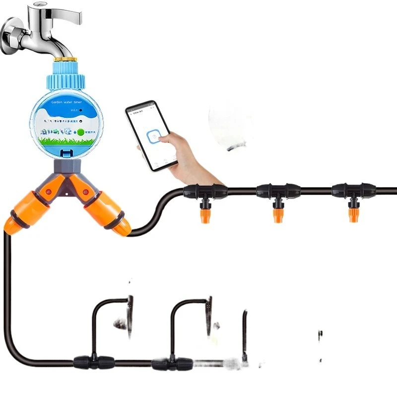 Remote control automatic watering artifact mobile phone WIFI wireless timing spray drip irrigation atomized watering
Remote control automatic watering artifact mobile phone WIFI wireless timing spray drip irrigation atomized watering
