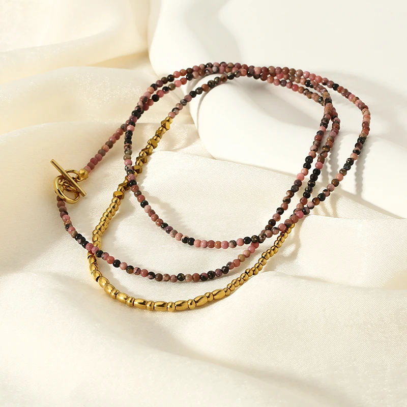 71.5cm Length Black Line Rhodochrosite Long Necklaces for Women Multiple Wear Stacker Necklace Bracelet Waterproof Jewelry Gift
71.5cm Length Black Line Rhodochrosite Long Necklaces for Women Multiple Wear Stacker Necklace Bracelet Waterproof Jewelry Gift