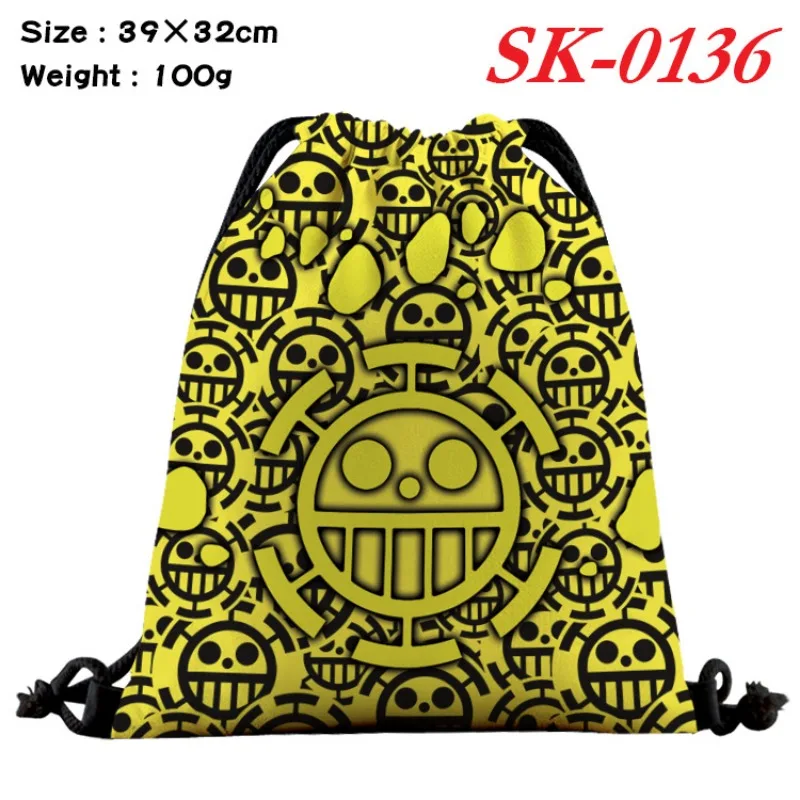 New Backpack New One Piece Luffy Zoro Nami Usopp Chopper Anime Fashion Student Portable Sports Drawstring Pocket Storage Bag
New Backpack New One Piece Luffy Zoro Nami Usopp Chopper Anime Fashion Student Portable Sports Drawstring Pocket Storage Bag