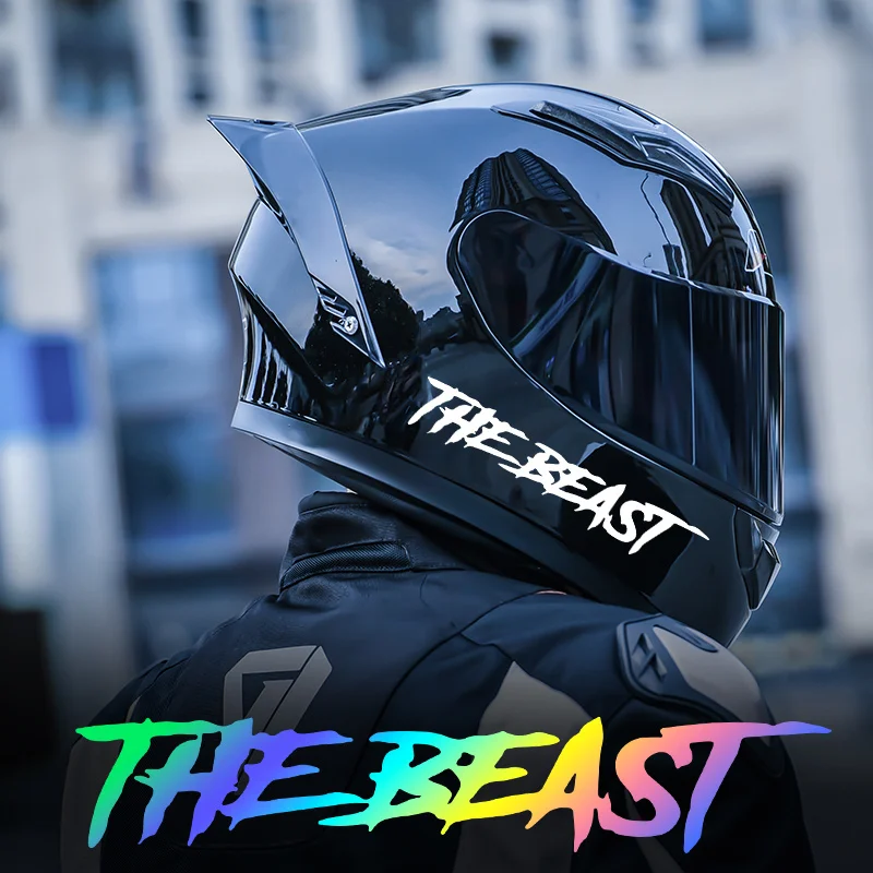 1 шт., наклейка THE BEAST, мотоциклетный шлем, креативные декоративные наклейки для автомобиля, переднее и заднее лобовое стекло, бампер, велосипед
1 шт., наклейка THE BEAST, мотоциклетный шлем, креативные декоративные наклейки для автомобиля, переднее и заднее лобовое стекло, бампер, велосипед