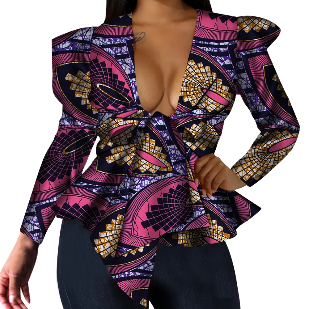 Африканский стиль, женские современные модные женские топы Dashiki, топы с африканским принтом, рубашка, сексуальная женская одежда с v-образным вырезом, пальто с длинными рукавами WY5782
Африканский стиль, женские современные модные женские топы Dashiki, топы с африканским принтом, рубашка, сексуальная женская одежда с v-образным вырезом, пальто с длинными рукавами WY5782