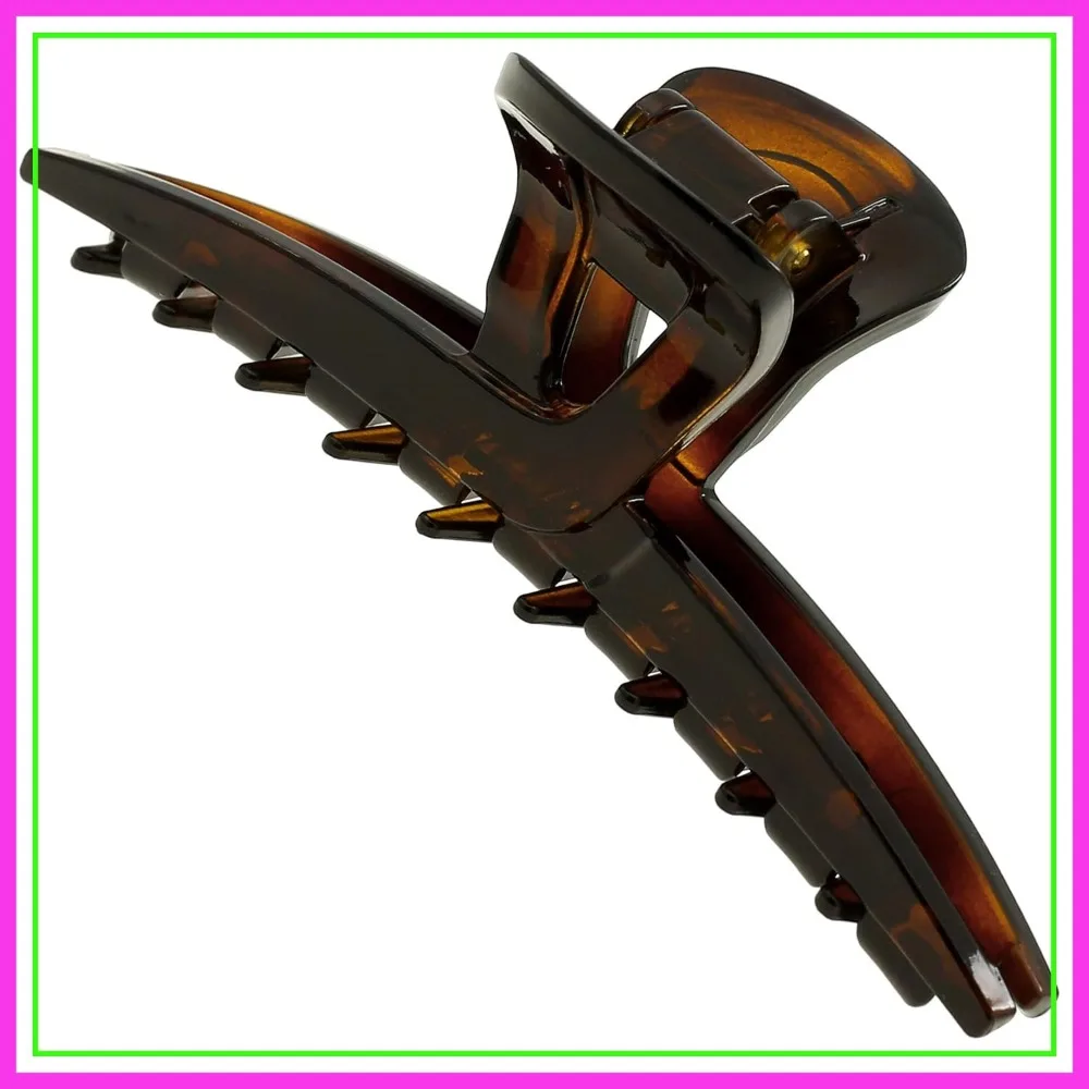 French Hair Clip for Women, Narrow Strong Hold Double Tooth Claw Clip, Durable Styling Hair Accessories, Made in France
French Hair Clip for Women, Narrow Strong Hold Double Tooth Claw Clip, Durable Styling Hair Accessories, Made in France