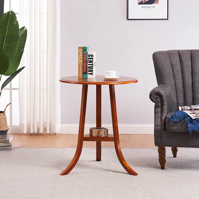 American Solid Wood Side Table, Round Balcony Coffee Table, Modern Sofa Tea Stand, Minimalist Home Accent Storage Cabinet
American Solid Wood Side Table, Round Balcony Coffee Table, Modern Sofa Tea Stand, Minimalist Home Accent Storage Cabinet