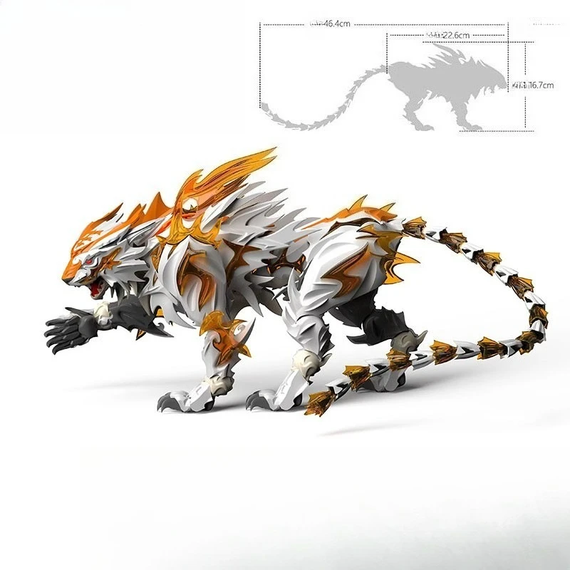 White Tiger Classic of Mountains and Seas Ancient Chinese Four Spiritual Beasts of Heaven AssemblyModel Articulated ActionFigure
White Tiger Classic of Mountains and Seas Ancient Chinese Four Spiritual Beasts of Heaven AssemblyModel Articulated ActionFigure