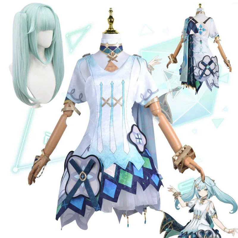 Костюм для косплея Game Genshin impact faruzan, парик, полный комплект с головным убором, платье для косплея, вечерние костюмы
Костюм для косплея Game Genshin impact faruzan, парик, полный комплект с головным убором, платье для косплея, вечерние костюмы