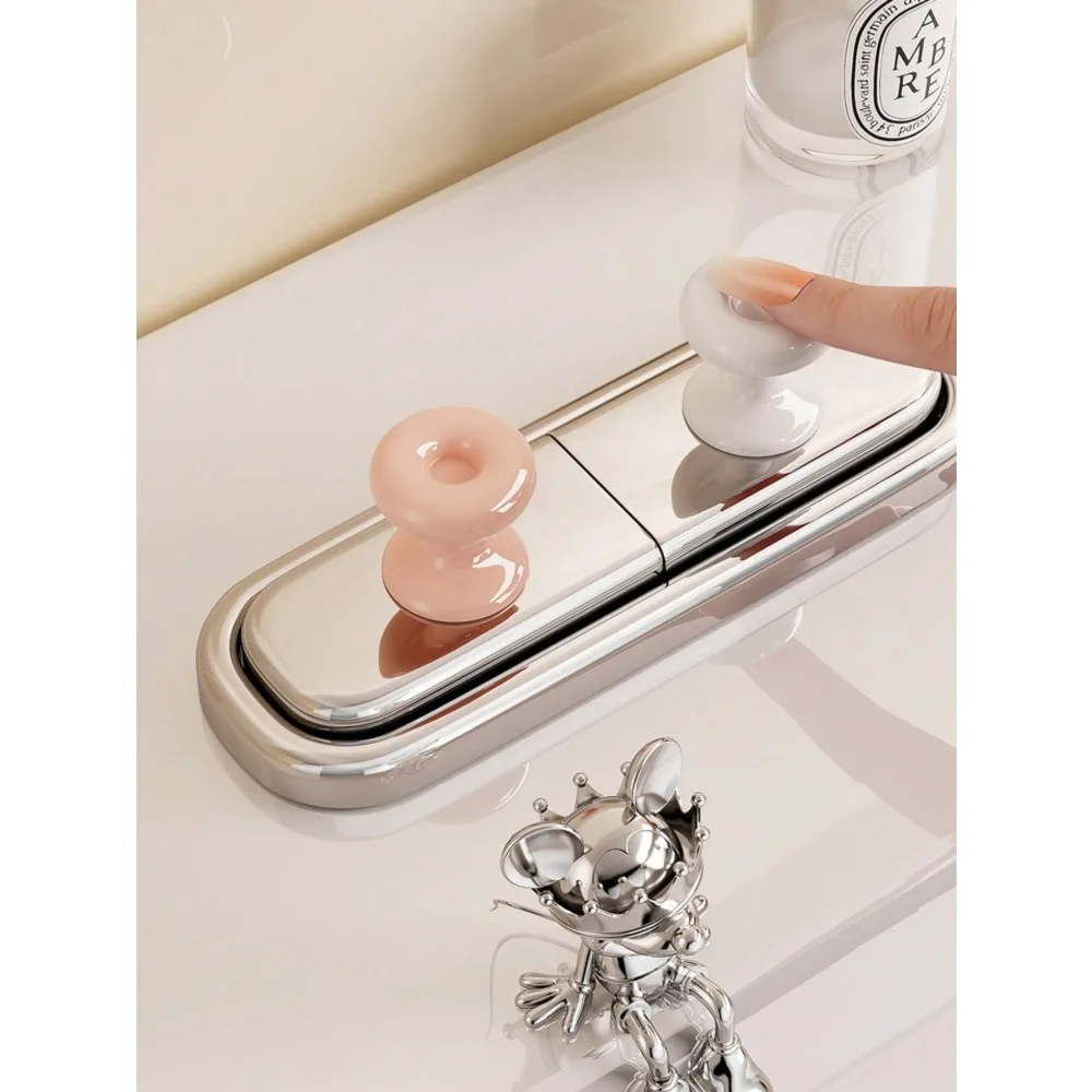 2Pcs Donut Shaped Toilet Flush Button Extender, Nail Friendly Flush Press Tool, Universal Bathroom Accessory, Easy Pressing Design For People With Long Nails, Practical Helper For Home Toilet Daily Use.
2Pcs Donut Shaped Toilet Flush Button Extender, Nail Friendly Flush Press Tool, Universal Bathroom Accessory, Easy Pressing Design For People With Long Nails, Practical Helper For Home Toilet Daily Use.