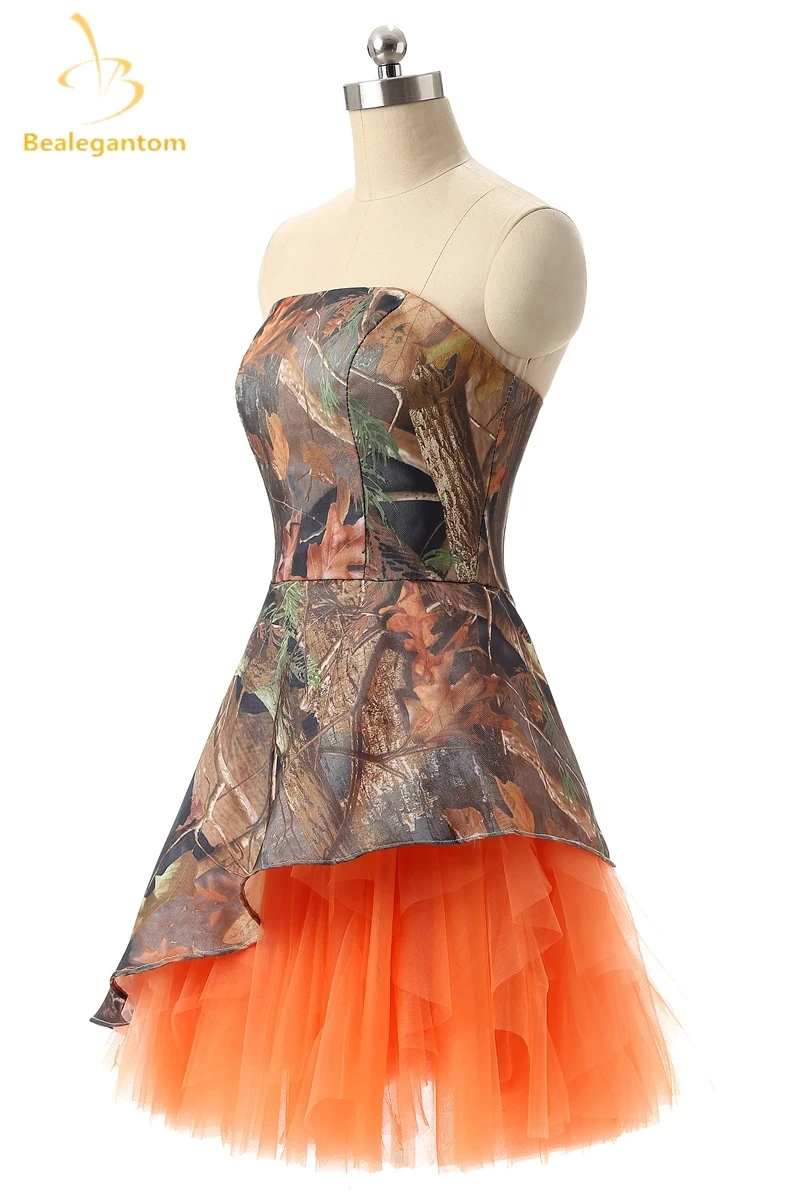 Bealegantom Camouflage Short Homecoming Dresses Tulle Lace Up Mini Graudation Cocktail Formal Prom Party Gown QA675
Bealegantom Camouflage Short Homecoming Dresses Tulle Lace Up Mini Graudation Cocktail Formal Prom Party Gown QA675