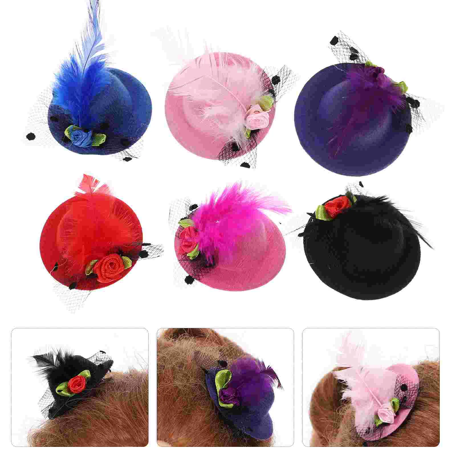 12 Pcs Performance Hair Clip Kids Clamp Top Hat Party Hairpin Adorable Accessories
12 Pcs Performance Hair Clip Kids Clamp Top Hat Party Hairpin Adorable Accessories