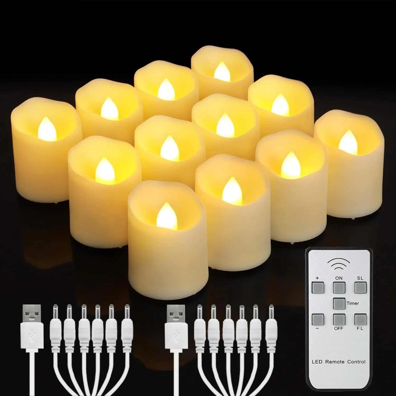 Rechargeable Led Candles Timer Remote LED Light Flameless For Wedding Room Garden Holiday Lighting Home Decor Tea Candle Lamp
Rechargeable Led Candles Timer Remote LED Light Flameless For Wedding Room Garden Holiday Lighting Home Decor Tea Candle Lamp