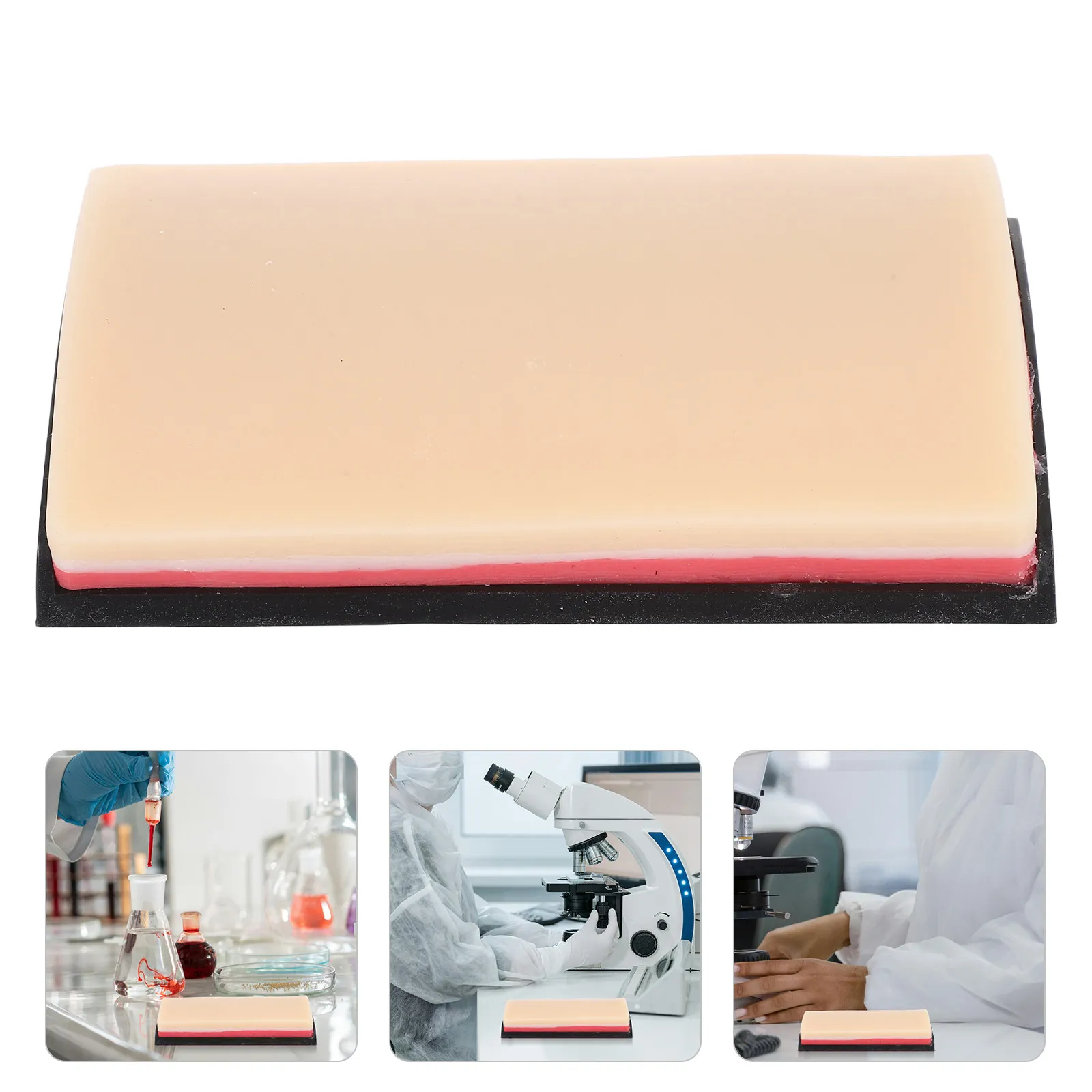 Silicone Suturing Training Pad Realistic Skin For Nurse Student Practice Curved Base Reusable Suturing Practice Tool
Silicone Suturing Training Pad Realistic Skin For Nurse Student Practice Curved Base Reusable Suturing Practice Tool