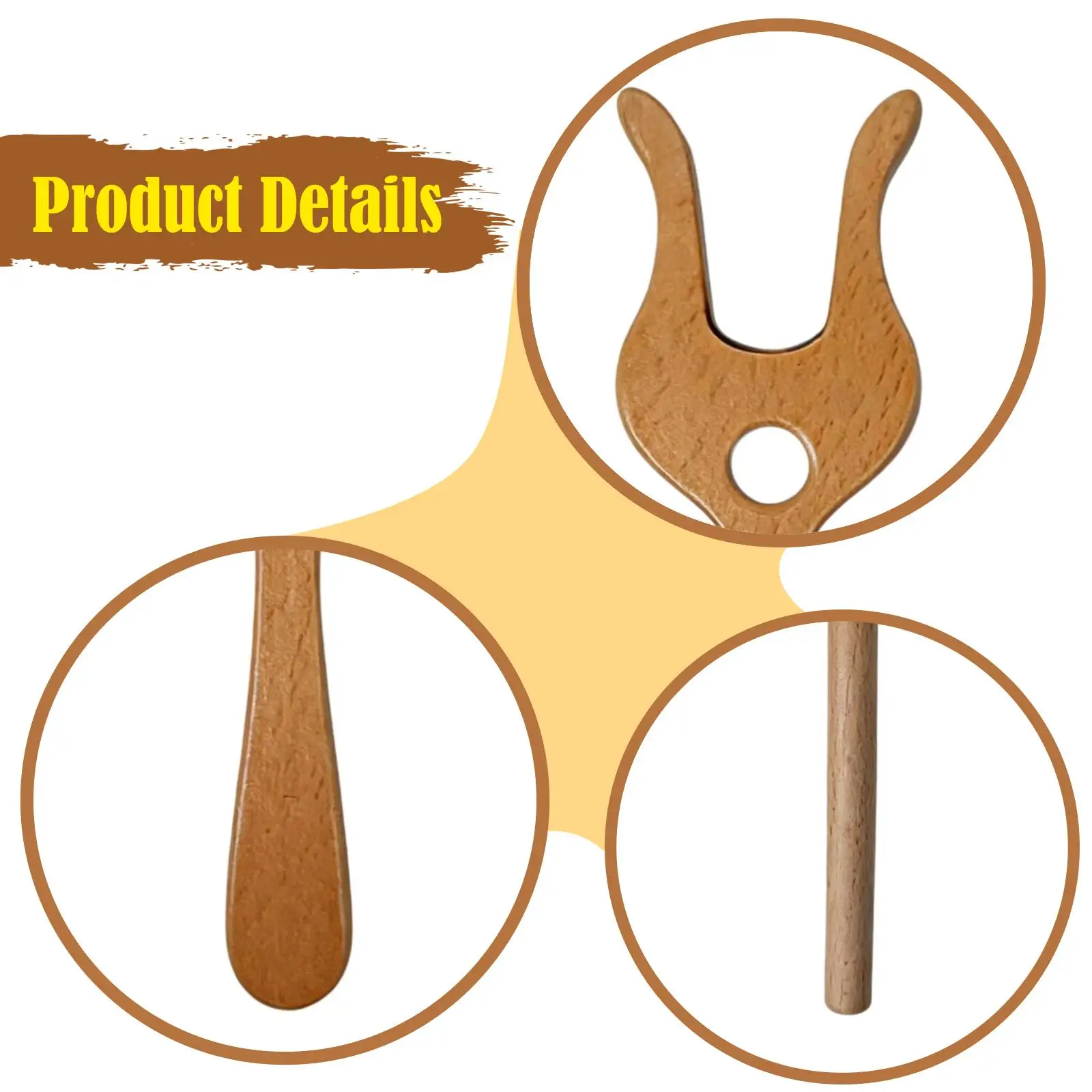 Wooden Knitting Fork Loom Kit Handweaving Tool Knitter Accessories for DIY Craft Bracelet Necklace Weaving
Wooden Knitting Fork Loom Kit Handweaving Tool Knitter Accessories for DIY Craft Bracelet Necklace Weaving