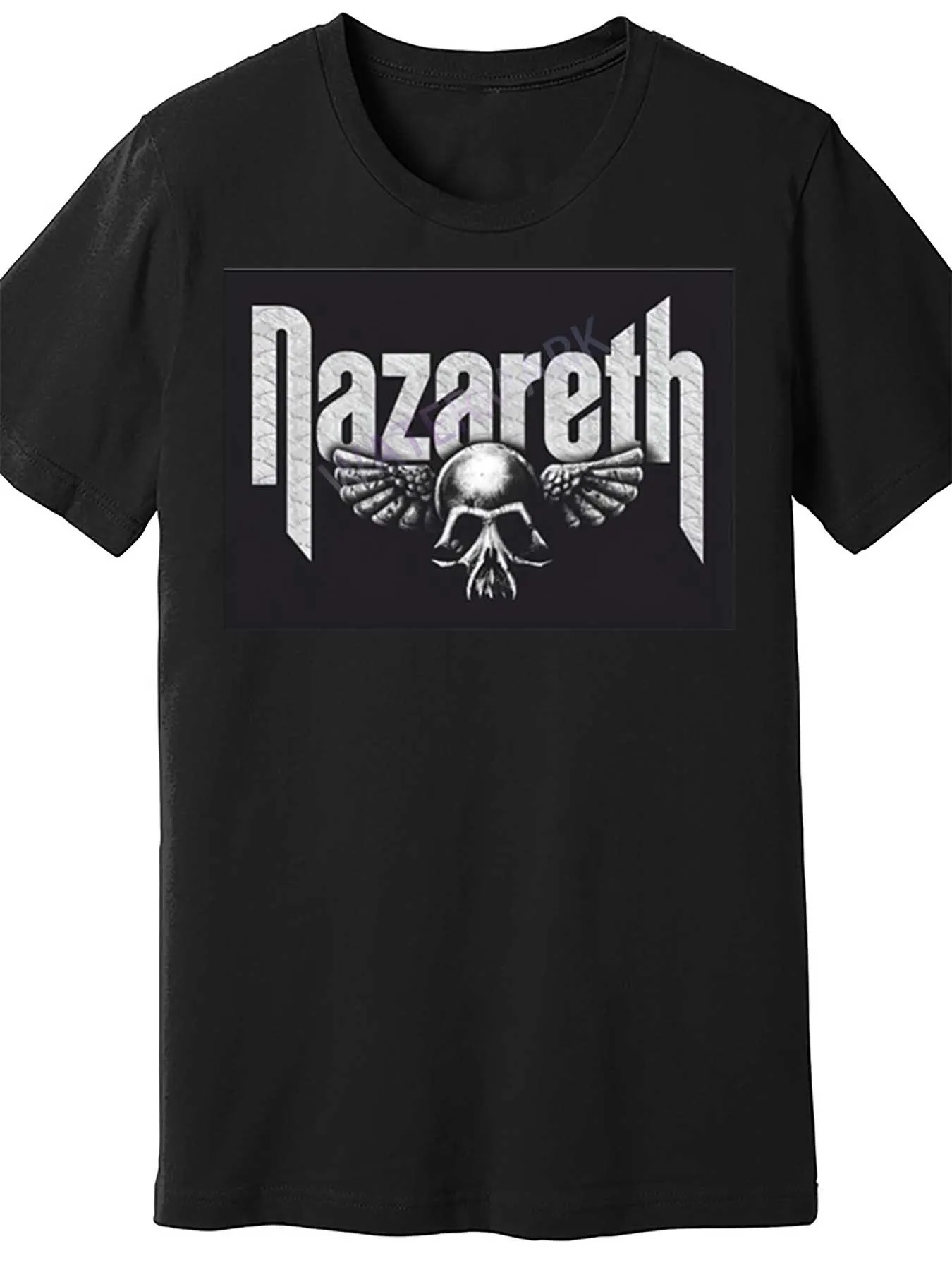 Мужская хлопковая футболка с логотипом Nazareth Band — черная повседневная футболка с короткими рукавами и дизайном черепа и крыльев, можно стирать в машине, всесезонная
Мужская хлопковая футболка с логотипом Nazareth Band — черная повседневная футболка с короткими рукавами и дизайном черепа и крыльев, можно стирать в машине, всесезонная