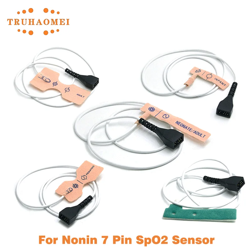 Disposable 7 Pin SPO2 Sensor For Nonin 8500 8700 Adult Pediatric Neonatal Pulse Oximeter Probe SpO2 Patient Monitor Heart Rate
Disposable 7 Pin SPO2 Sensor For Nonin 8500 8700 Adult Pediatric Neonatal Pulse Oximeter Probe SpO2 Patient Monitor Heart Rate