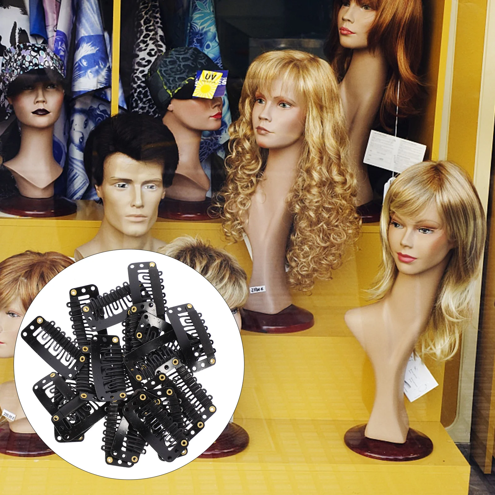 60Pcs Hairdressing Tool U-Shape Snap Clips Making Pin Kit Secure Hold Snap Clips Hair Extensions Clip Making Clip
60Pcs Hairdressing Tool U-Shape Snap Clips Making Pin Kit Secure Hold Snap Clips Hair Extensions Clip Making Clip