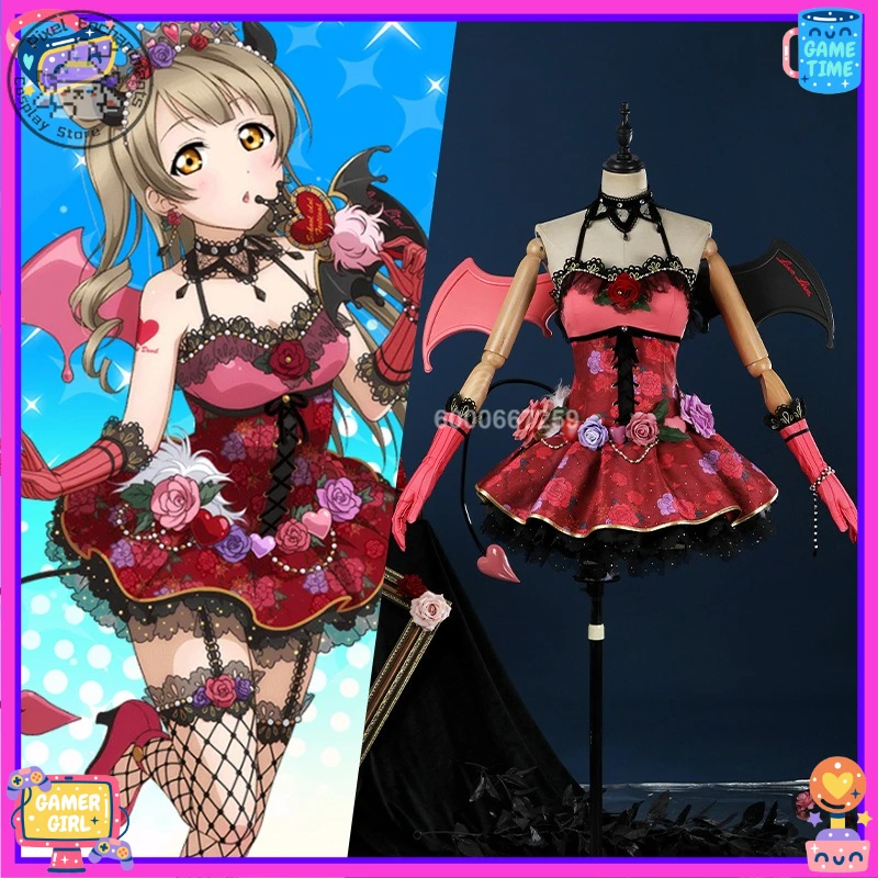 LoveLive Little Demon Awakening Cosplay Costume Women Anime Kotori Minami Role Playing Cute Lolita Red Dress for ComicCon Outfit
LoveLive Little Demon Awakening Cosplay Costume Women Anime Kotori Minami Role Playing Cute Lolita Red Dress for ComicCon Outfit