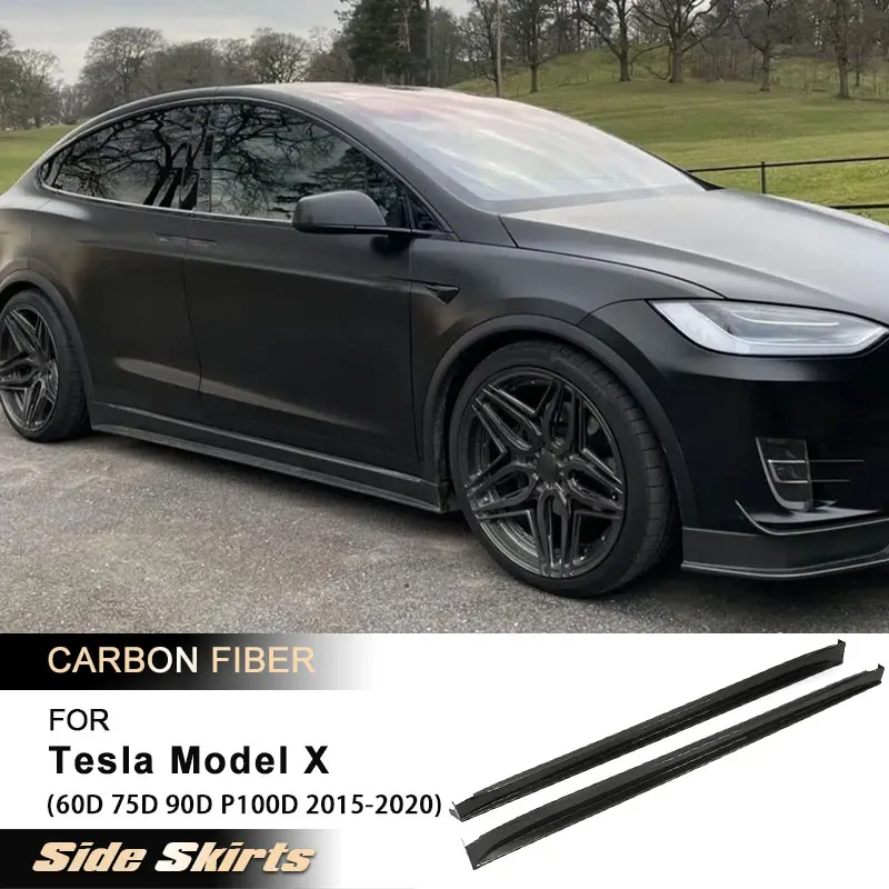 Накладки на пороги для Tesla Model X Sedan 60D 75D 90D P100D 2015-2020, карбоновые накладки на бампер, обвесы для кузова
Накладки на пороги для Tesla Model X Sedan 60D 75D 90D P100D 2015-2020, карбоновые накладки на бампер, обвесы для кузова