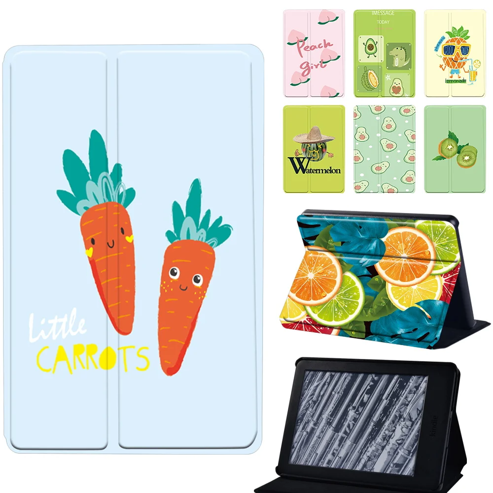 For Kindle Paperwhite 5 11th/Kindle 10th /Paperwhite 1/2/3/4/Kindle 8th Gen Protective Leather Stand Tablet Cover Fruits Print
For Kindle Paperwhite 5 11th/Kindle 10th /Paperwhite 1/2/3/4/Kindle 8th Gen Protective Leather Stand Tablet Cover Fruits Print