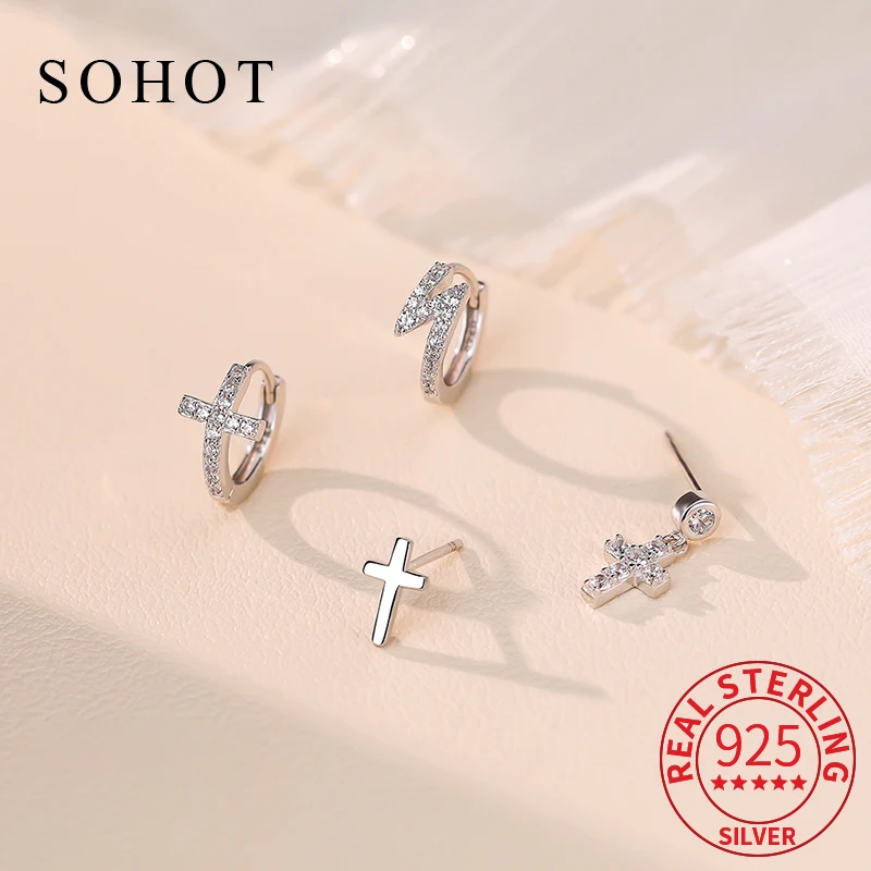 1 Piece Real 925 Sterling Silver Zircon Pendant Mini Stud Earrings for Women Exquisite Trendy Fine Jewelry Ear Bones Ear Bones
1 Piece Real 925 Sterling Silver Zircon Pendant Mini Stud Earrings for Women Exquisite Trendy Fine Jewelry Ear Bones Ear Bones