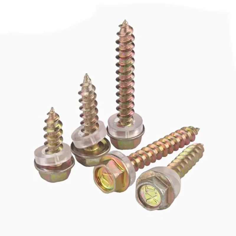 M5 M6 Zinc Plated Steel External Hexagon Flange Head Self-tapping Screw With PVC Washer Gasket
M5 M6 Zinc Plated Steel External Hexagon Flange Head Self-tapping Screw With PVC Washer Gasket