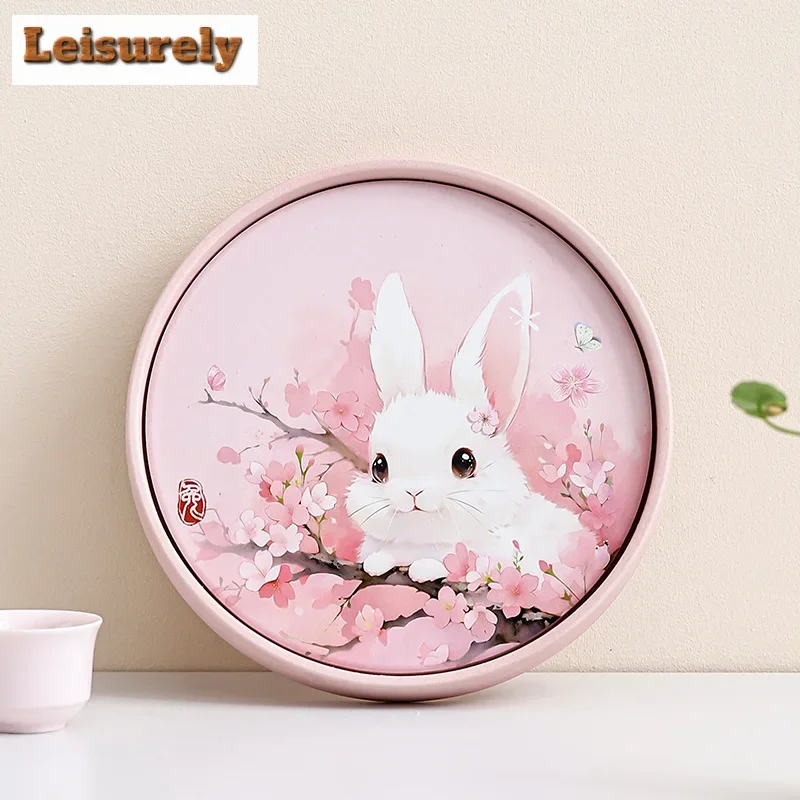 Japanese Sakura Ceramic Dry Soaking Plate Creative Pink Rabbit Circle Pot Bearing Holder Small Tea Tray Table Kung Fu Tea Set
Japanese Sakura Ceramic Dry Soaking Plate Creative Pink Rabbit Circle Pot Bearing Holder Small Tea Tray Table Kung Fu Tea Set