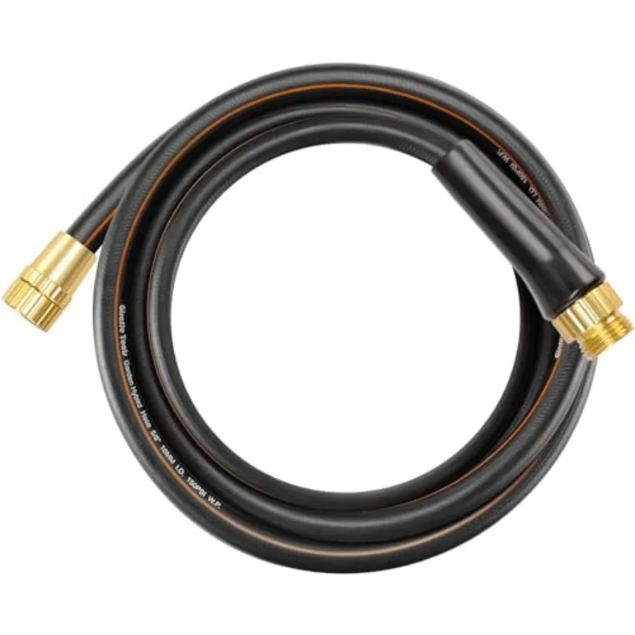Garden Hose 10ft x 5/8'', Short Water Hose Heavy Duty, Lightweight, Flexible Hybrid Hose, Male to Female Fittings
Garden Hose 10ft x 5/8'', Short Water Hose Heavy Duty, Lightweight, Flexible Hybrid Hose, Male to Female Fittings