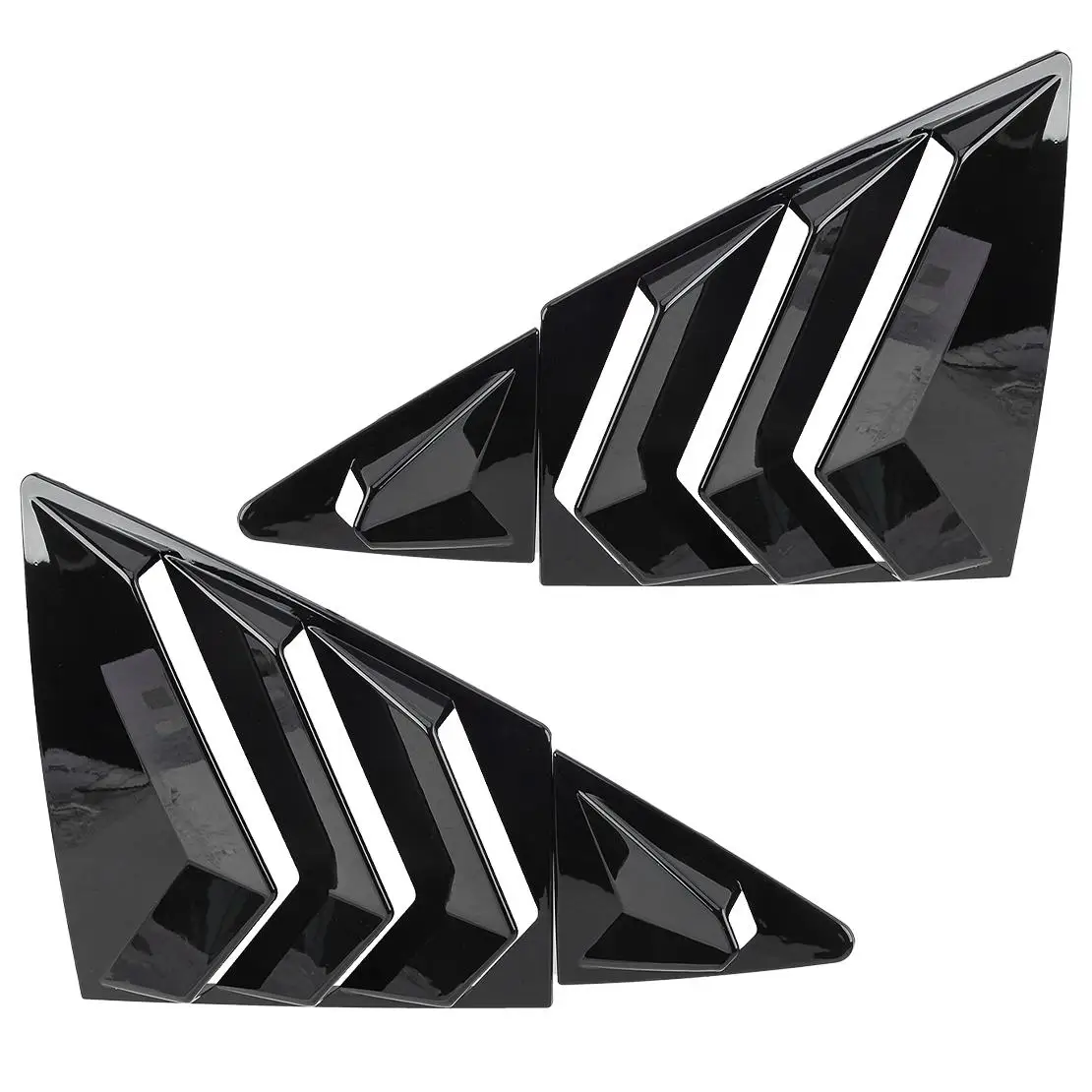 1 Set Black Rear Side Window Louver Shutter Covers Trims Fit For Toyota Corolla Sedan 2020 2021 2022 2023 ABS
1 Set Black Rear Side Window Louver Shutter Covers Trims Fit For Toyota Corolla Sedan 2020 2021 2022 2023 ABS