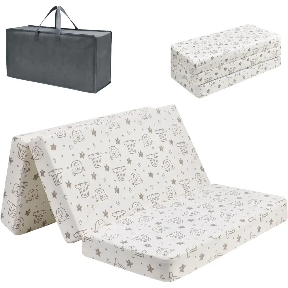 Portable Mini Travel Crib Playpen Mattress with Waterproof Washable Cover and Carry Bag, White, One Size
Portable Mini Travel Crib Playpen Mattress with Waterproof Washable Cover and Carry Bag, White, One Size