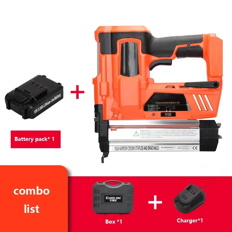 New 220v New Professional Electric Nail Gun Cordless Multi-purpose Trimming Nail Gun Lithium Battery 110-240V
New 220v New Professional Electric Nail Gun Cordless Multi-purpose Trimming Nail Gun Lithium Battery 110-240V