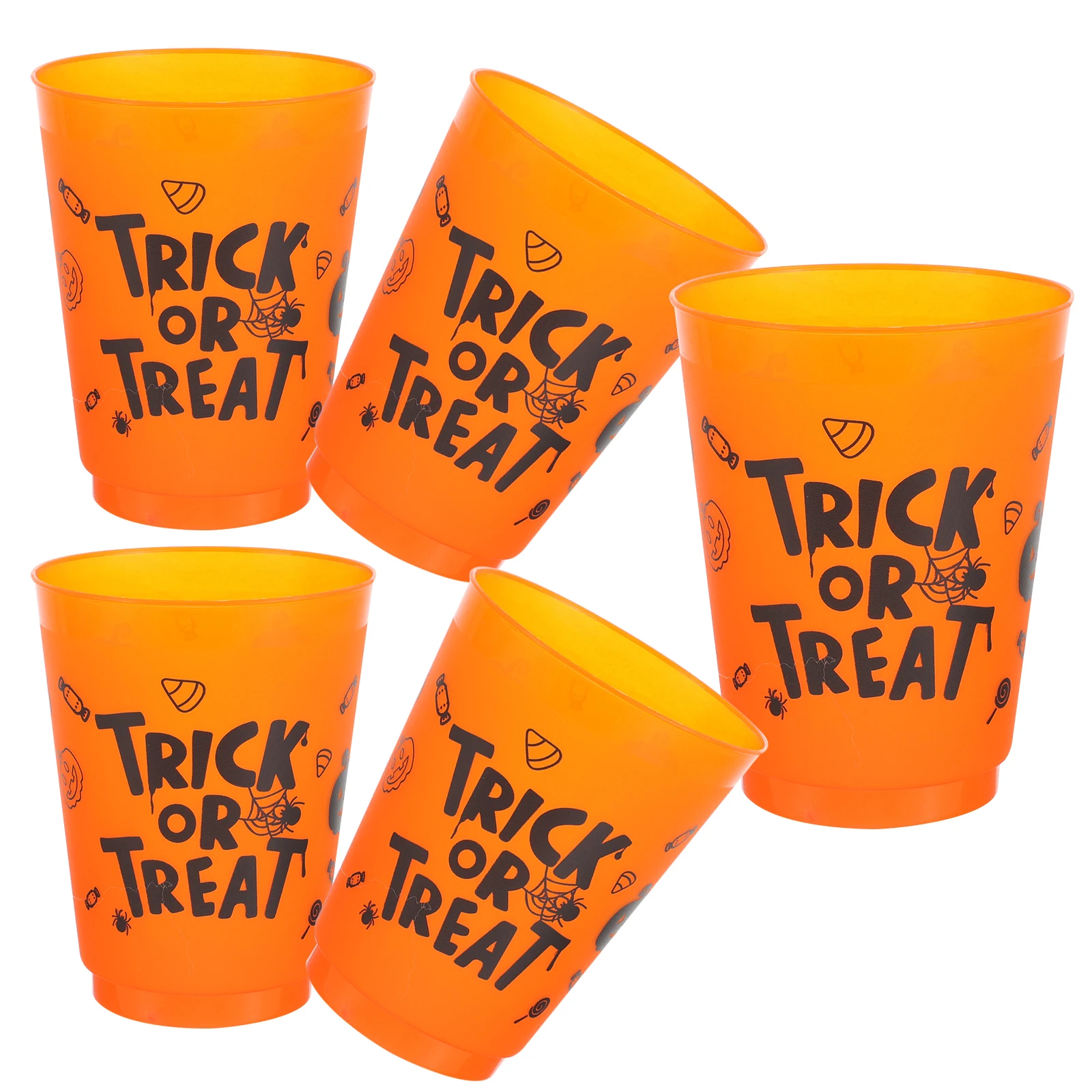 5pcs Halloween Party Cups Plastic Drinking Juice Storage Milk Tea Ghost Themed Orange Clear Reusable Decorative Cups
5pcs Halloween Party Cups Plastic Drinking Juice Storage Milk Tea Ghost Themed Orange Clear Reusable Decorative Cups