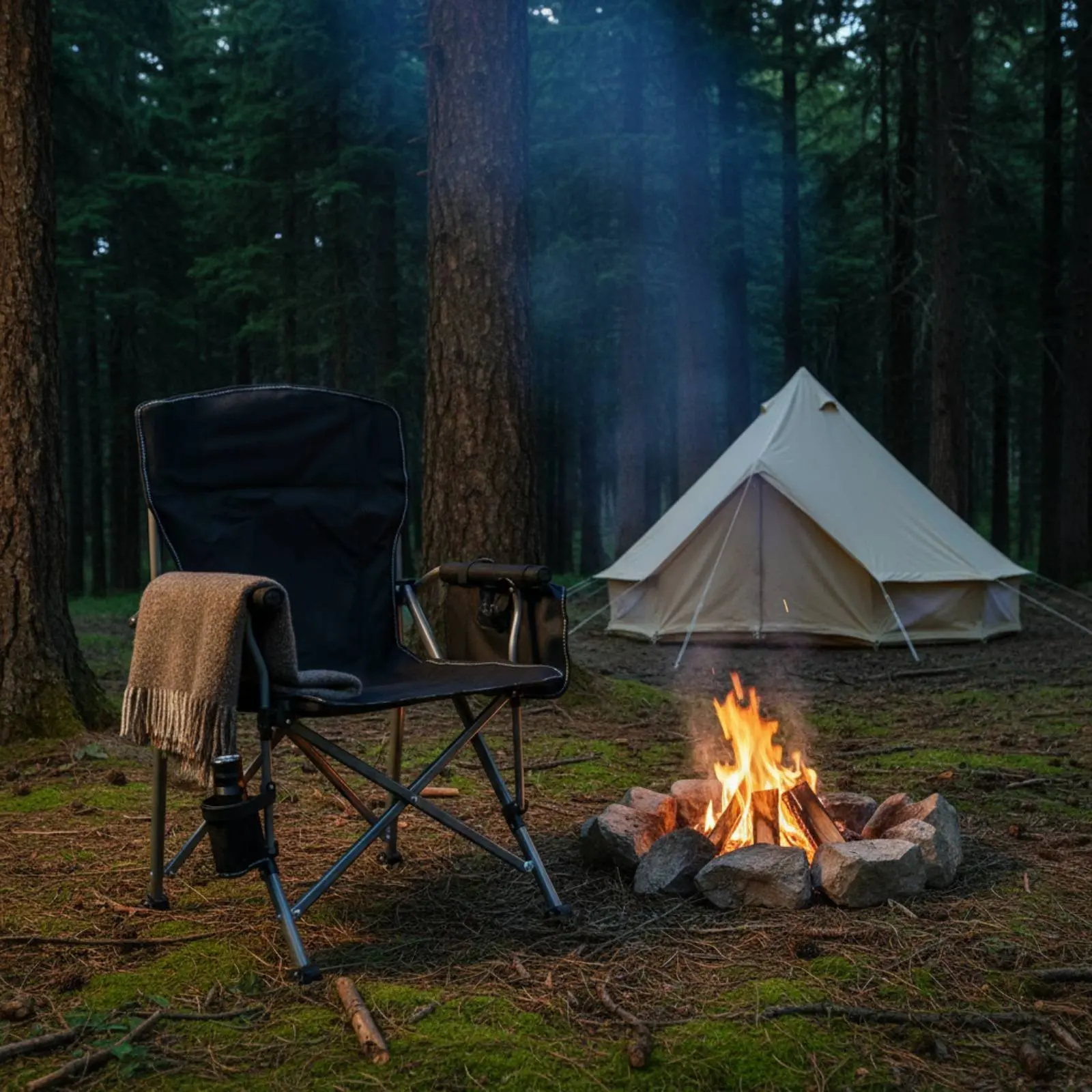 Folding Camping Chair with Armrests Includes Carry Bag Portable Director Chair Foldable Outdoor Seat with Beverage Holder
Folding Camping Chair with Armrests Includes Carry Bag Portable Director Chair Foldable Outdoor Seat with Beverage Holder