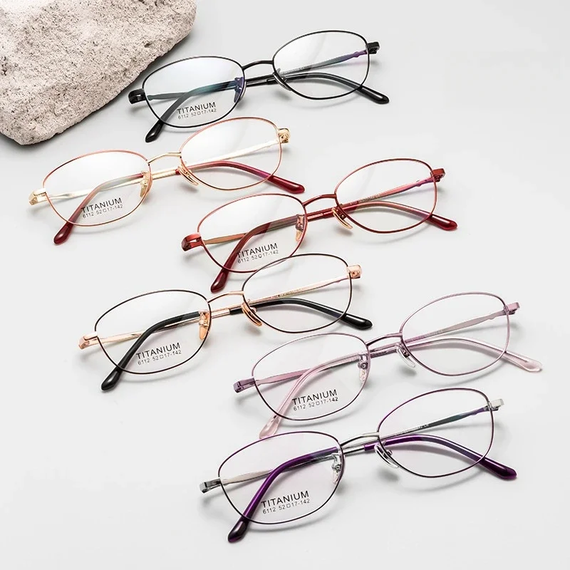 Hyperopia Reading Glasses Frame Ultralight Comfort Alloy Optical Prescription Women's Myopia Eyeglasses Simple Eyeglasses 6112DY
Hyperopia Reading Glasses Frame Ultralight Comfort Alloy Optical Prescription Women's Myopia Eyeglasses Simple Eyeglasses 6112DY