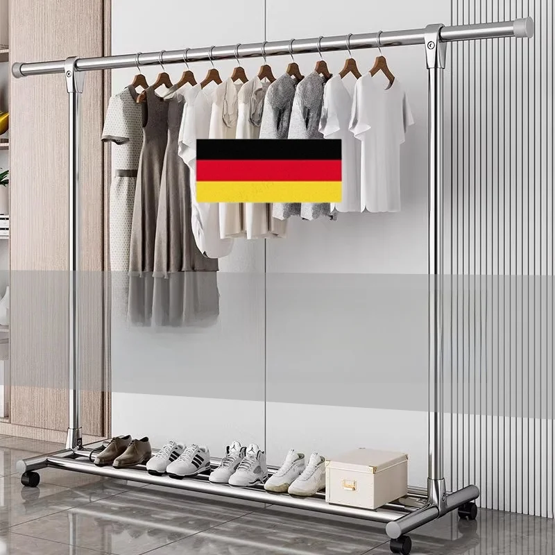 Indoor Stainless Steel Single Rod Floor Mounted Clothes Drying Rack Bedroom Hanging Clothes Rack Balcony Clothesline Holder
Indoor Stainless Steel Single Rod Floor Mounted Clothes Drying Rack Bedroom Hanging Clothes Rack Balcony Clothesline Holder